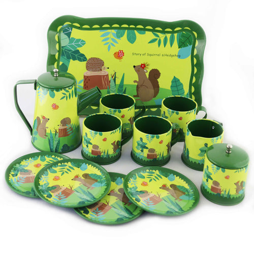 Tin Tea Set - Forest