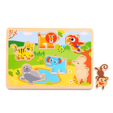 Load image into Gallery viewer, Wooden Animal Sound Puzzle - Tooky Toy