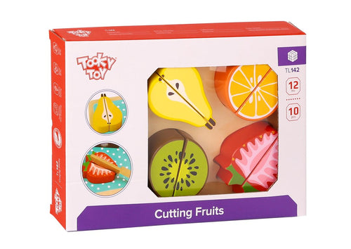 Wooden Fruit Cutting - Tooky Toy