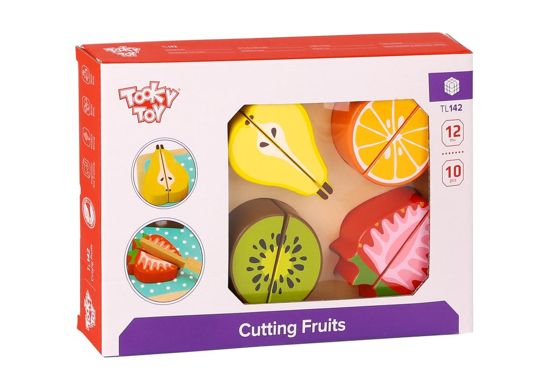 Wooden Fruit Cutting - Tooky Toy