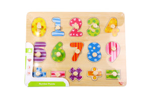 Numbers Peg Puzzle - Tooky Toy