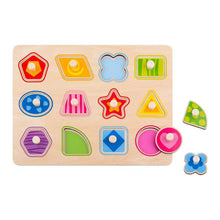 Load image into Gallery viewer, Shapes Peg Puzzle - Tooky Toy