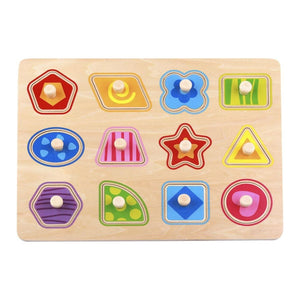 Shapes Peg Puzzle - Tooky Toy