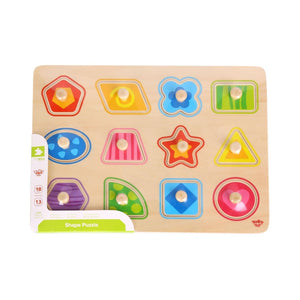 Shapes Peg Puzzle - Tooky Toy