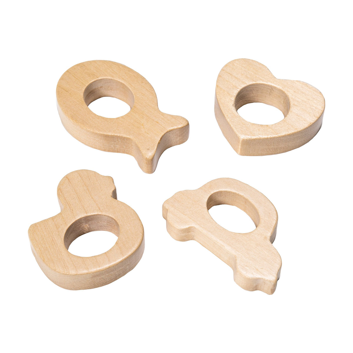 Natural Teether Set - My First Words - Grow Baby – Katsu Kids