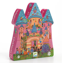 Load image into Gallery viewer, The Fairy Castle Silhouette Puzzle - Djeco - 24 pc