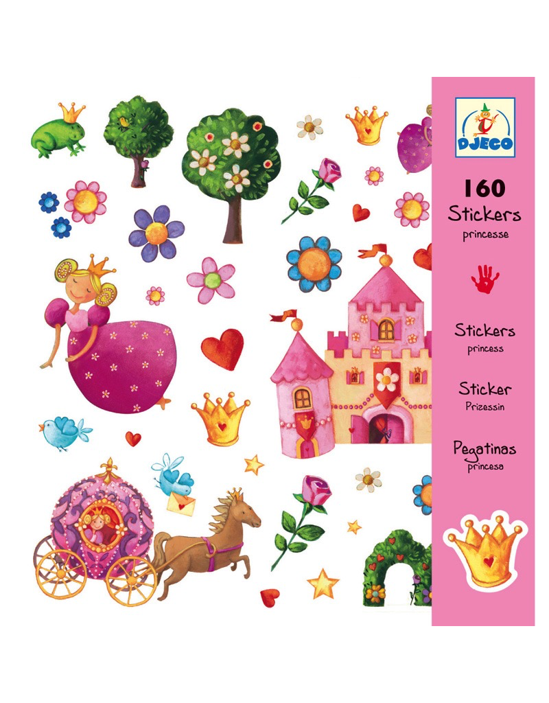 Princess Marguerite Stickers (160 pc) - Djeco