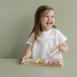 Wooden Xylophone - Pink - Little Dutch