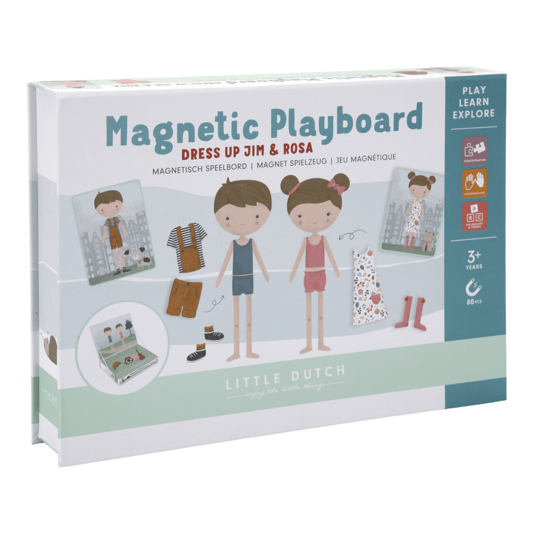 Jim & Rosa Magnetic Dress Up Playboard