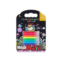 Load image into Gallery viewer, Velvet Colouring Kit - Animals - Tookyland