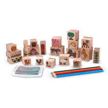 Load image into Gallery viewer, Wooden Stamp a Scene -Farm - Melissa &amp; Doug