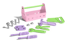 Load image into Gallery viewer, Tool Set - Pink &amp; Green - Green Toys (100% Recycled Plastic)